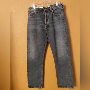 Agolde 90's Pinch Waist High Rise Straight 100% Organic Cotton Made In USA